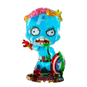 Figurine Cosbaby translucide Marvel Zombies Captain America à collectionner - Imagen 1 de 1