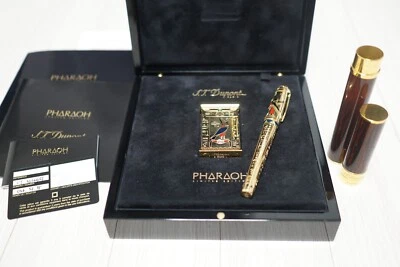 S.T. Accendino e penna stilografica Dupont edizione limitata PHARAOH Line 2 - Immagine 1 di 4