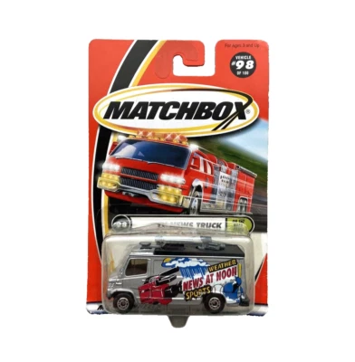 2000 Matchbox | TV News Truck 1:64 Die Cast - Image 1 of 4