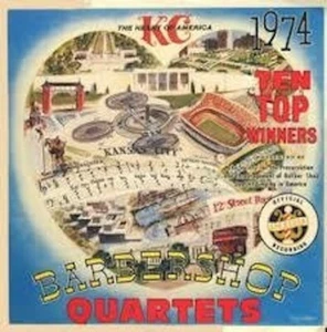 The Top Ten Barbershop Quartets Of 1974 1974 USR-7123 Vinyl 12'' - Foto 1 di 1