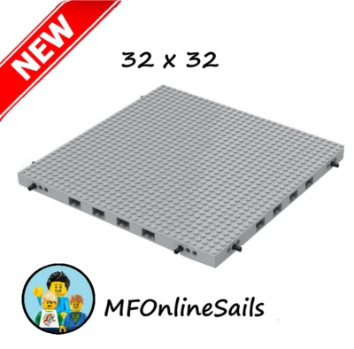*NUEVO* (32x32) 3811 Kit de Placa MILS GRIS AZULADO CLARO - 125 Piezas LEGO Genuinas Foto 1 de 4
