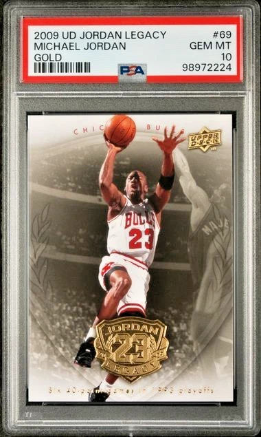 Upper Deck Michael Jordan 10 Graded Basketball Trading Cards