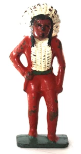 Grey Iron Chief with Knife G46 Dimestore Toy - Picture 1 of 6