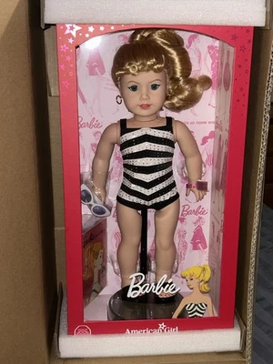 AMERICAN GIRL BARBIE COLLECTOR 18” DOLL W/SWAROVSKI CRYSTALS New In Box - Image 1 of 4