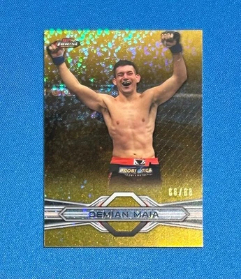Demian Maia 2013 Topps Finest UFC Gold Refractor /88 Rare SP SSP Brazil #86 - Image 1 of 3