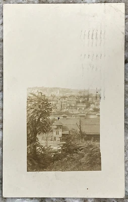 Phillipsburg New Jersey City View Posted 1908 RPPC Postcard 3006 - Image 1 of 4