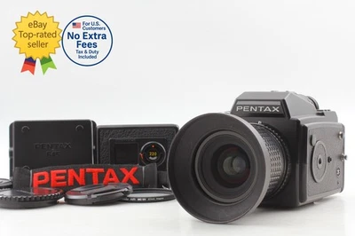 [Lente superior em estado perfeito] Câmera Pentax 645 A 45mm F2.8 Lente 120 220 Filme Traseiro do Japão - Imagem 1 de 4