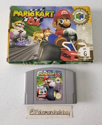 Mario Kart 64 - Nintendo 64 (N64) Game *BOXED - AUS PAL - Free Tracked Post* - Image 1 of 4