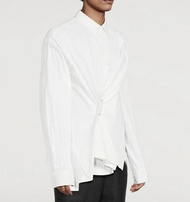 Рубашка DRIES VAN NOTEN Coulter хлопок поплин - Изображение 1 из 4