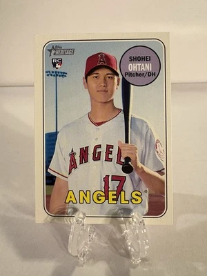 2018 Topps Heritage High Number - Shohei Ohtani #600 (RC) (Z) - Image 1 of 2
