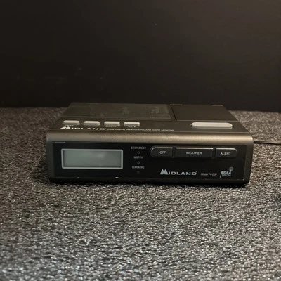 Midland 74-200 Digital NOAA Weather/ All Hazard Alert Radio with Clock and Alarm - Image 1 of 4