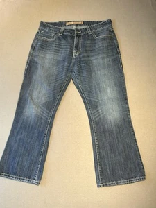 Rock & Roll Cowboy Men’s Double Barrel Relaxed Fit Boot Cut Jeans. Size 38x30 - Picture 1 of 10