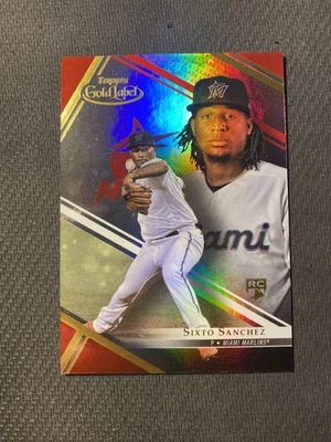 Sixto Sanchez 2021 Topps Gold Label Class 1 Red Rookie SSP /75 - Image 1 of 2