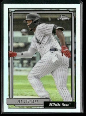 2021 Topps Update #TC92-15 Eloy Jimenez 1992 Topps Redux Chrome - Image 1 of 2