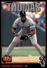 1993 Triple Play Frank Thomas #26 Chicago White Sox