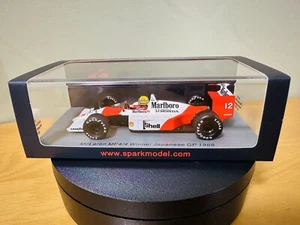 Marlboro McLaren Honda MP4/4 #12 Ayrton Senna Japanese GP 1988 Spark 1:43 S5397 - Picture 1 of 20