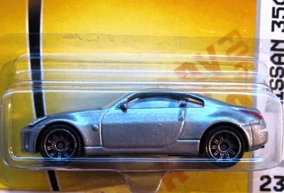 Nissan 350Z NISMO Sports Car, RARE Matchbox 1:61 Scale Silver Die Cast on Card. - Image 1 of 4