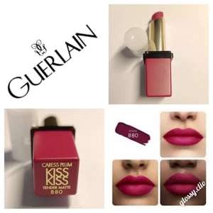 Guerlain rossetto KISSKISS MAT n.880 CARESS PLUM. OFFERTA SUPER SCONTO! - Foto 1 di 1