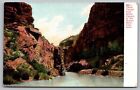Dritter Tunnel unterhalb des Canyons Grand River Colorado Riverfront Mountain VNG Postkarte