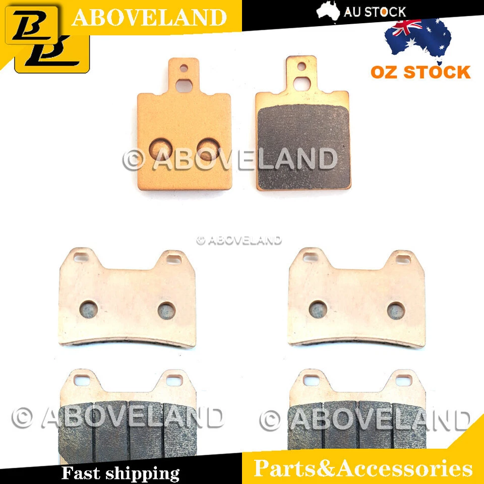 Pastilhas de freio sinterizadas dianteiras+traseiras para DUCATI Monster S4R 996cc 2003 2004 2005 2006 - Imagem 1 de 1