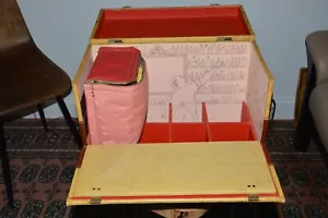 NAT KING COLE'S PERSONAL LONDON LEATHER NEW YORK TRAVEL BAR SET ANNI 40-50 - Foto 1 di 8