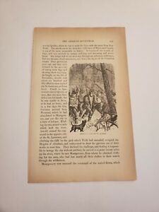 Arnold's March to Quebec Revolutionary War c. 1876 Engraving (195)
