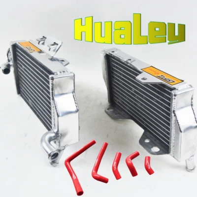 Radiador de manguera de aluminio rojo para Honda CR250R CR 250R 2005-2006 2005 2007 2006 R&L Foto 1 de 4