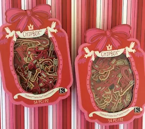 K&Company Chipboard Cupids Arrows Alphabet Letters Lot 2 Chipboxes 54 PC Each - Picture 1 of 8