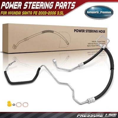 Power Steering Pressure Line Hose Assembly for Hyundai Santa Fe 2003-2006 3.5L - Image 1 of 4