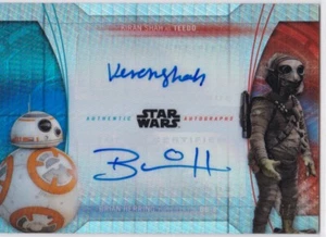 Star Wars Chrome Perspectives Duel 2020 doble automático Kiran Shah y Brian Herring 5/5 - Imagen 1 de 1