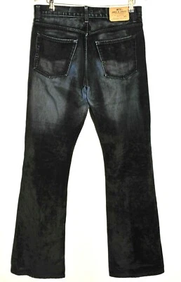 Jack & Jones Mooty Flock Black 019630 100% Cotton Jeans Trousers W33" L34"  - Image 1 of 4