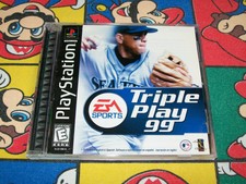 Triple Play 99 (Sony PlayStation 1) PS1 CIB Complete - MLB Baseball Sports Game