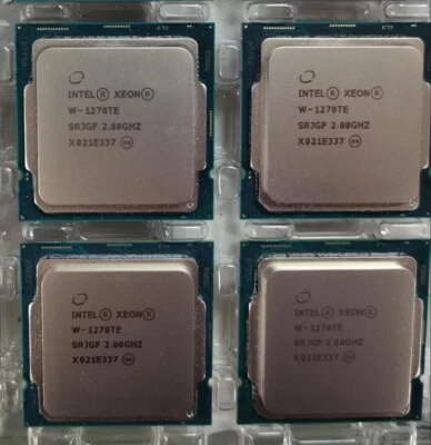 Intel Xeon W-1270TE 2.0 GHz 8-Core 16-Thread 16MB SRJGF LGA1200 CPU Processors - Image 1 of 2