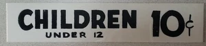 AMUSEMENT PARK SIGN RIDE ? BOAT RIDE ? FAIR ? CARNIVAL ? VINTAGE CHICAGOLAND IL - Picture 1 of 1