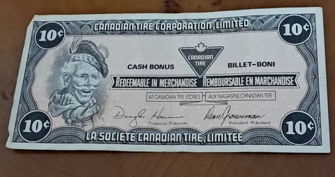 argent canadian tire 10 cents By8622428 1985 Cover