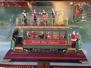 North Pole Express Victorian Trolley EUC - Picture 1 of 9