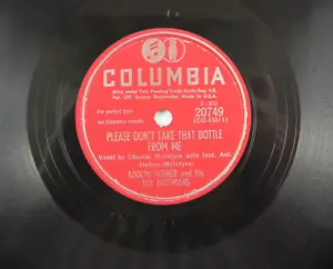 Adolph Hofner –Please Don't Take That Bottle From Me 1950 Columbia Western Swing - Picture 1 of 4