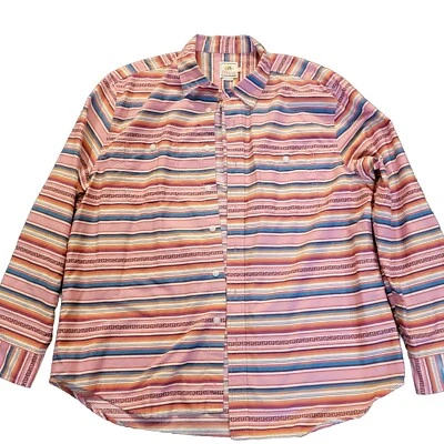 Camisa Pendleton Surf Para Hombres Mediana Arco Iris Azteca Rayas Vaquero Ranchero XL Foto 1 de 4