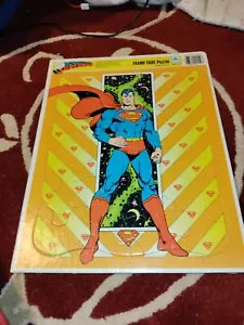 Vintage 1989 SUPERMAN Frame-Tray Jig-Saw PUZZLE DC Comics 4552D-12 - Picture 1 of 3