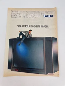 Clipping Ausschnitt Werbung Advertising 1987 SABA ultracolor Bildgröße - Bild 1 von 1