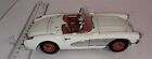 Danbury Mint 1957 Corvette Roadster White & SIlver RARE LE W/Title