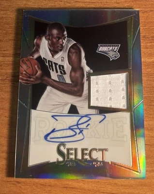 2012-13 Panini Select - Bismack Biyombo #242 Silver Prizm /199 (AU, MEM, RC) - Image 1 of 2