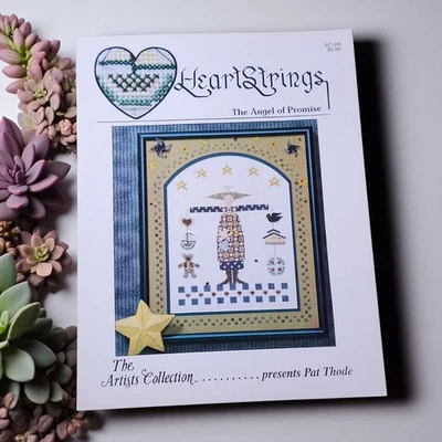 Vintage Angel of Promise Cross Stitch Pattern HeartStrings Pat Thode - Image 1 of 2