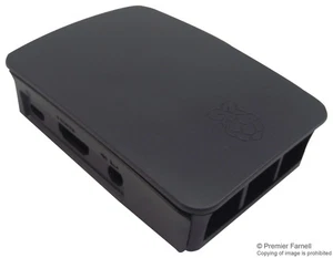 RASPBERRY-PI - RPI3-CASE-BLK-GRY - Raspberry Pi 3 Gehäuse, Schwarz & Grau - Picture 1 of 7