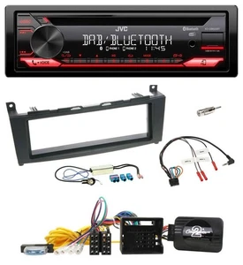 JVC CD DAB USB Bluetooth Lenkrad Autoradio für Mercedes C W204 S204 2007-2011 - Bild 1 von 10