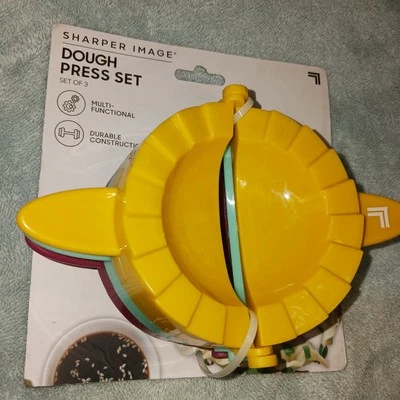 Sharper Image 3pc Dough Press Set. Durable Construction. 4x6 Brand New.  - Image 1 of 4