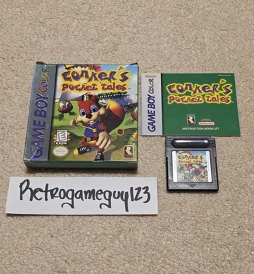 Conker's Pocket Tales (Nintendo Game Boy Color, 1999) Game Boy Box  - Image 1 of 4