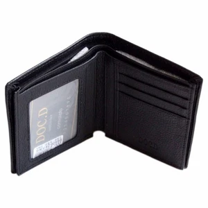 Mens Wallet Real Leather Purse ID Credit Card Holder Coin Pocket Gift New W09 - Picture 1 of 4