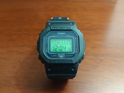 Filtro Gel Verde Casio G-SHOCK GMD-S5600 Modificado con Protector Pantalla  Foto 1 de 4
