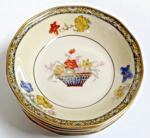 Theodore Haviland Coromandel Fruit Dessert Bowls 5-1/8" Limoges France Set of 8 - Picture 1 of 6